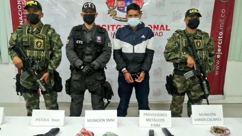 Así cayó ‘Míller’, peligroso cabecilla de las disidencias