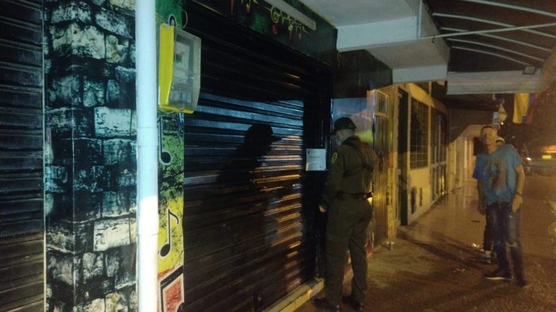 Cerraron bares por incumplir niveles de ruido en Ibagué