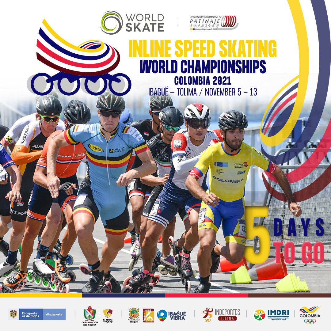 38 países en el Mundial de Patinaje de Ibagué