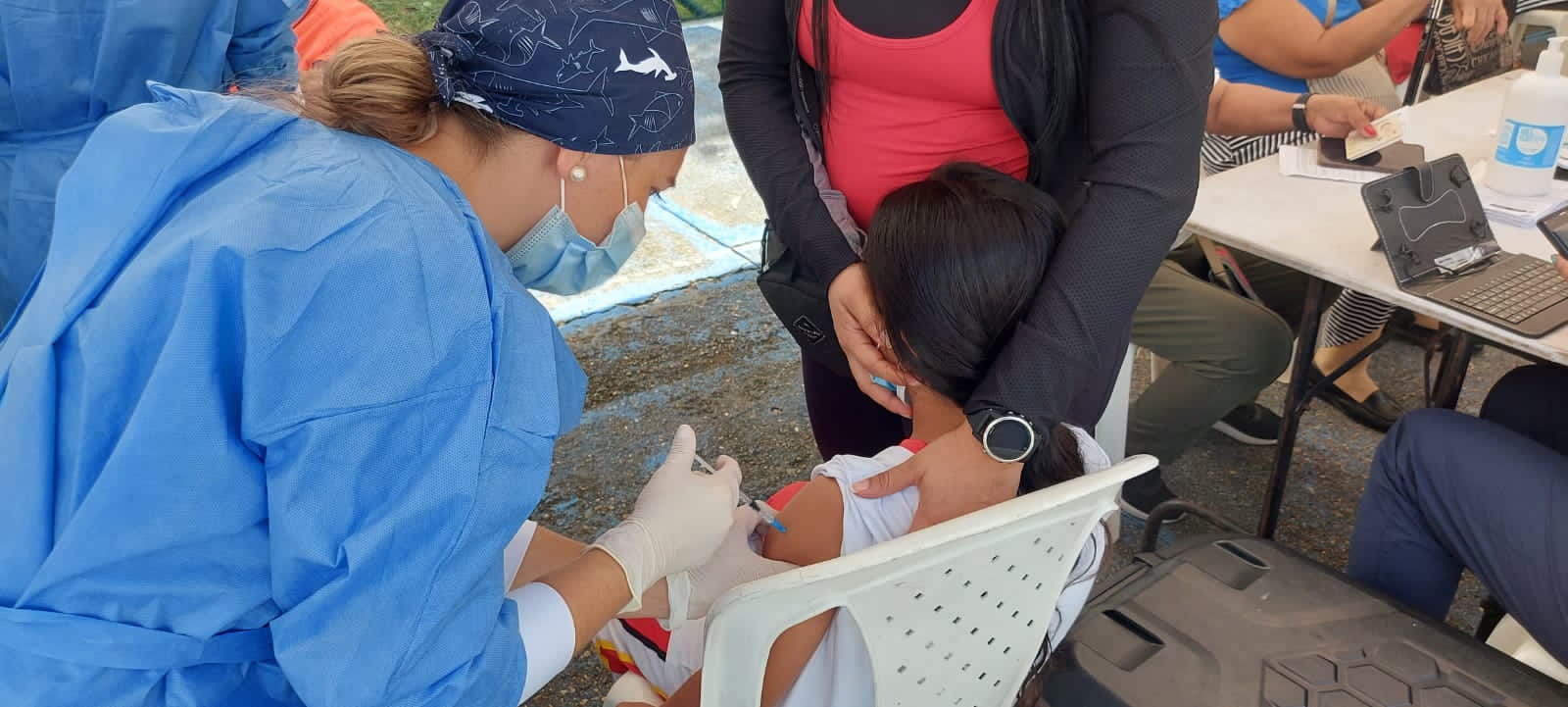 Los niños son ejemplo de vacunación en Ibagué