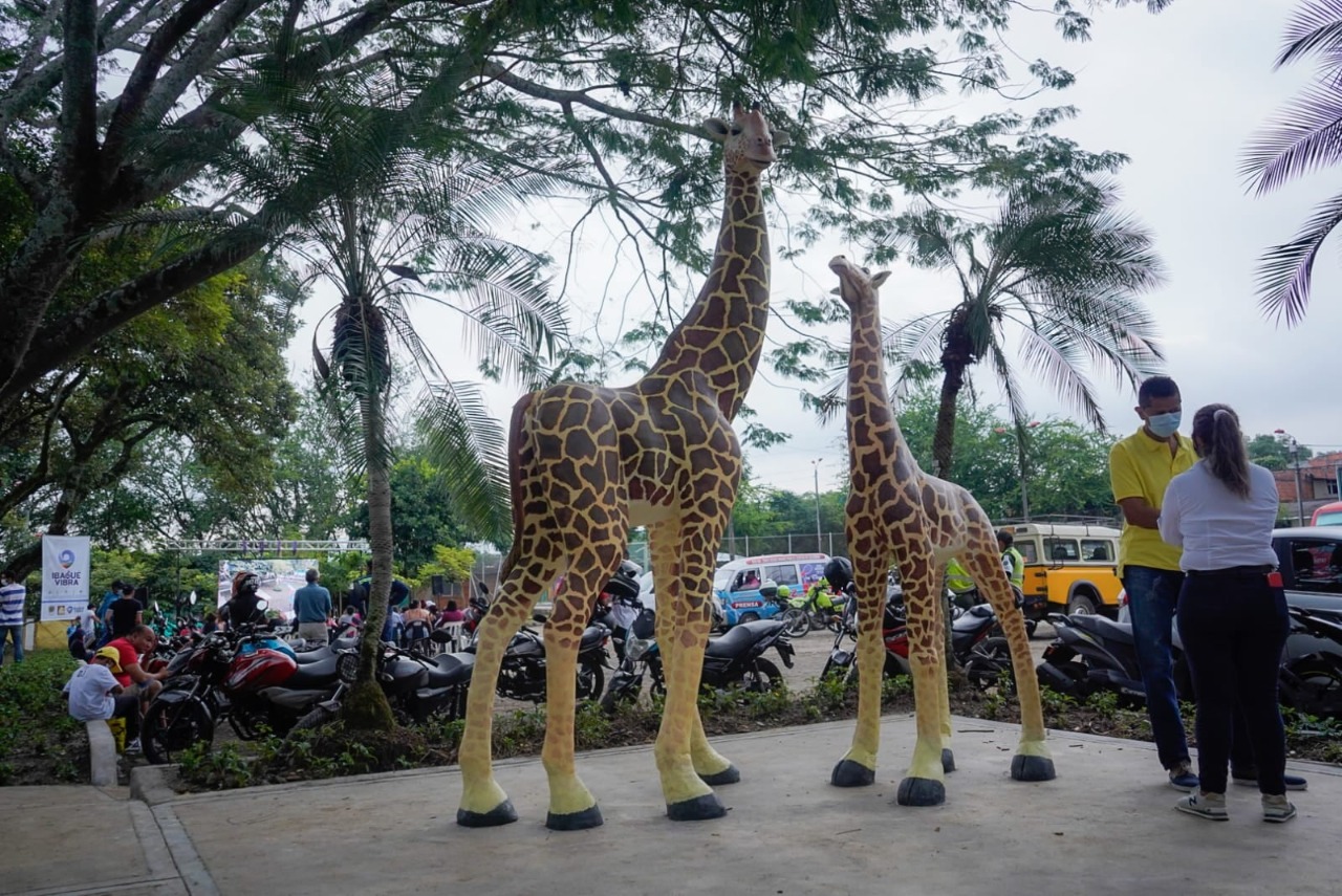 Parque Las Jirafas fue mejorado para todos los ibaguereños