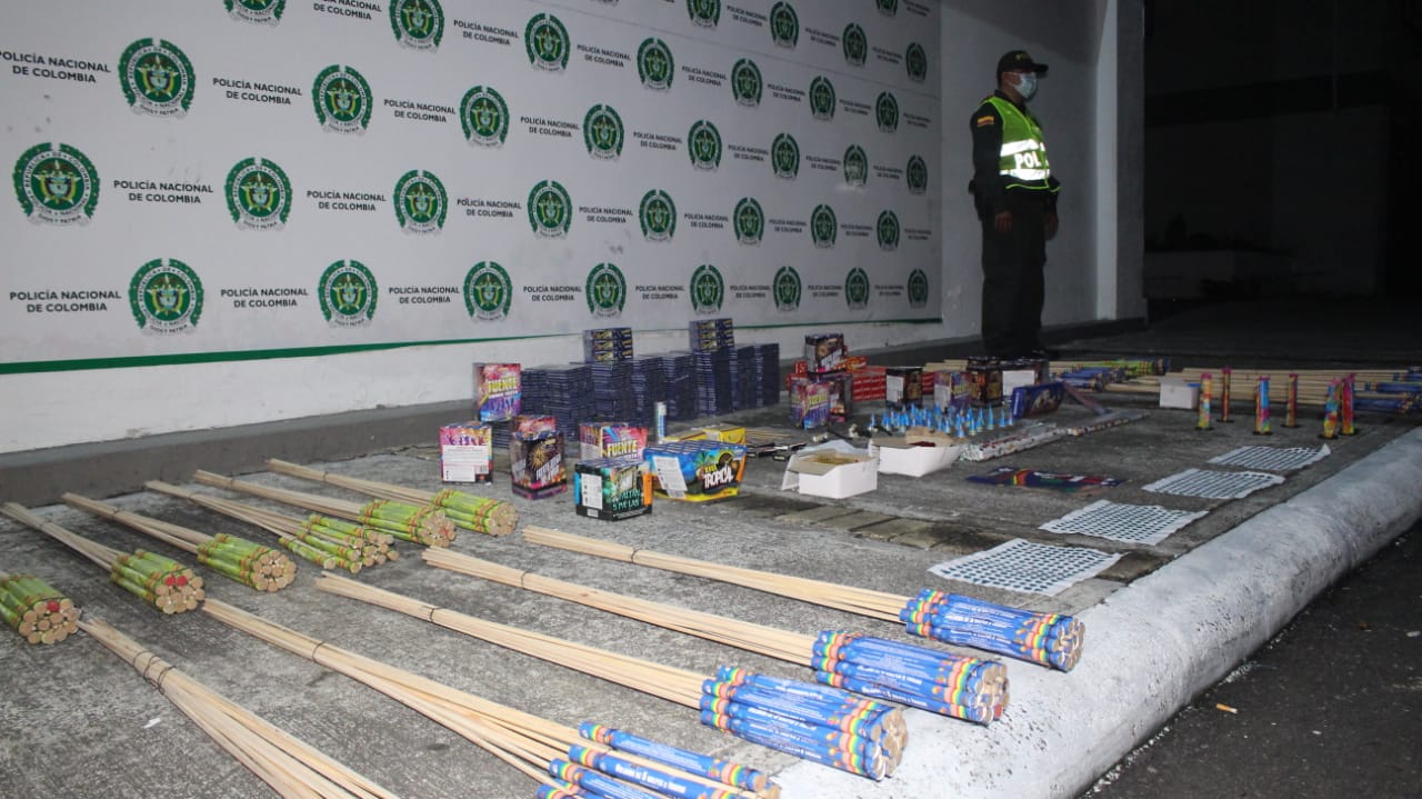 Autoridades incautaron más de 100 kilogramos de pólvora en Ibagué