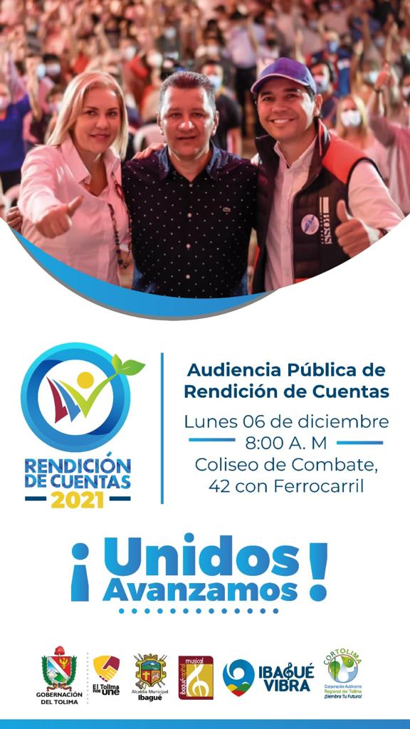 Conozca el informe de gestión y participe en la encuesta de percepción de la Alcaldía de Ibagué