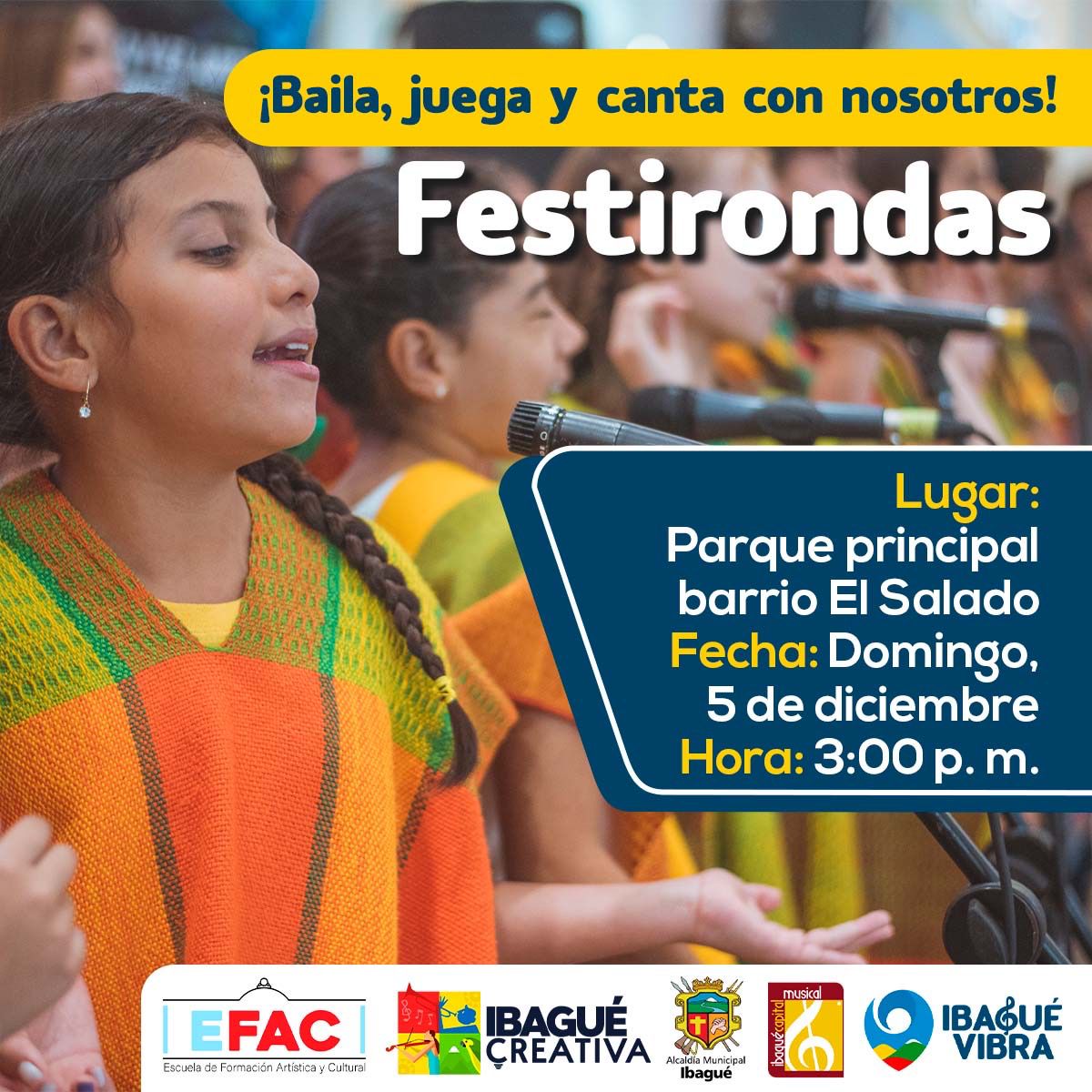 Participe este domingo en el festival de rondas infantiles ‘Festirondas