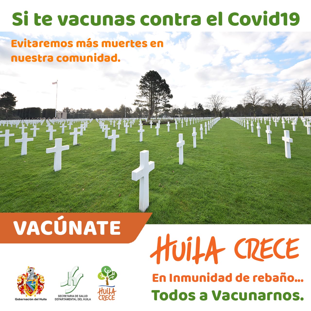 HUILA CRECE EN INMUNIDAD DE REBAÑO, TODOS A VACUNARNOS