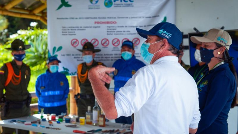 Cortolina activa puestos de control en el Cañón del Combeima