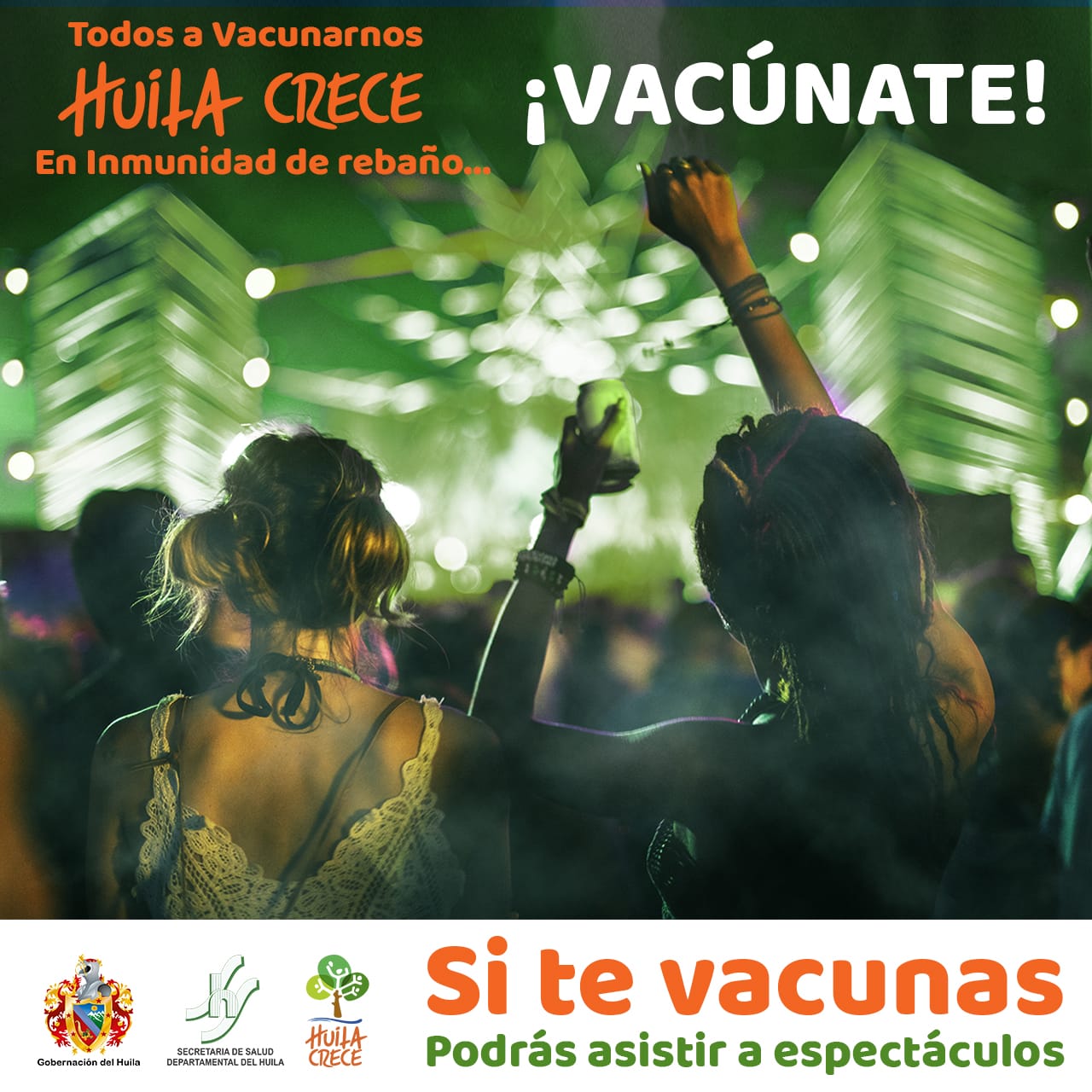 HUILA CRECE EN INMUNIDAD DE REBAÑO, TODOS A VACUNARNOS