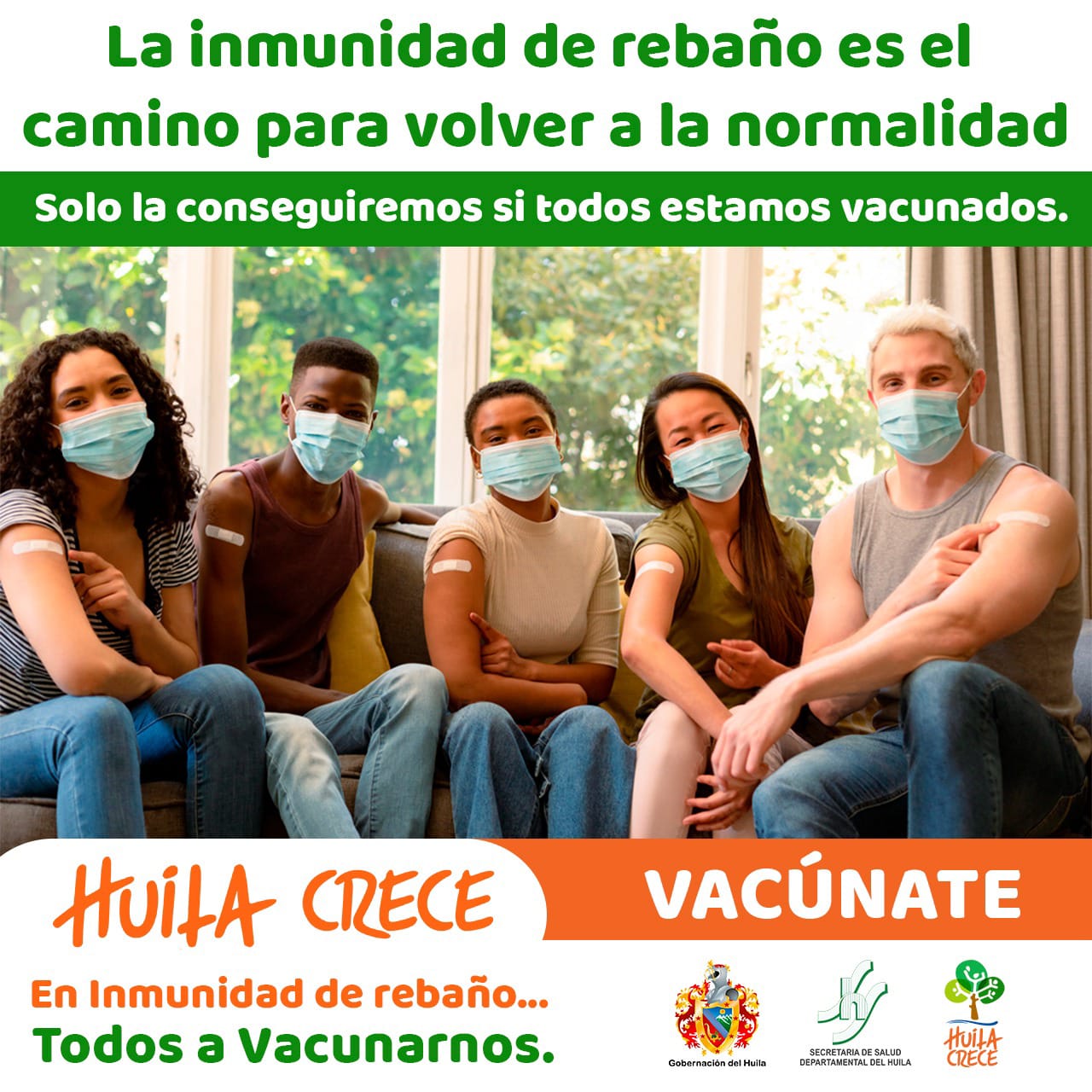 HUILA CRECE EN INMUNIDAD DE REBAÑO, TODOS A VACUNARNOS