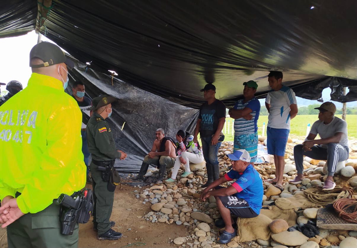 Capturadas 7 personas por minería ilegal en Ataco, Tolima