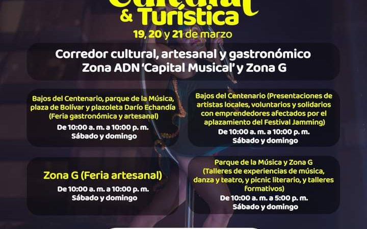 Titulo…Esta es la Agenda Cultural y Turística del puente festivo en Ibagué