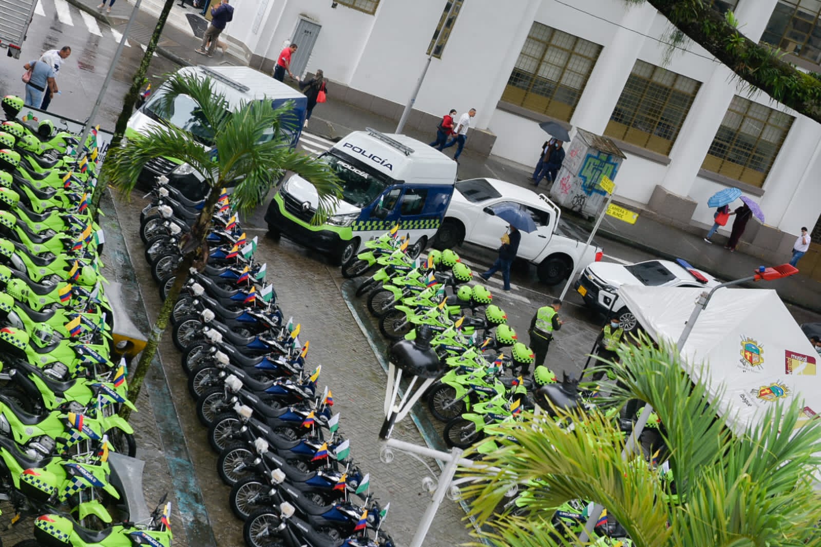 Drones, motos y CAI móviles contra la delincuencia en Ibagué