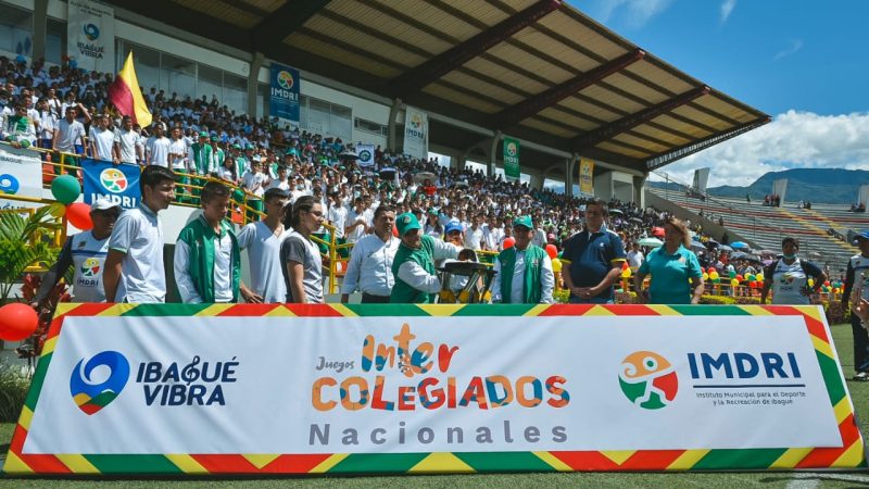 Cinco mil estudiantes en la inauguración de los Intercolegiados de Ibagué