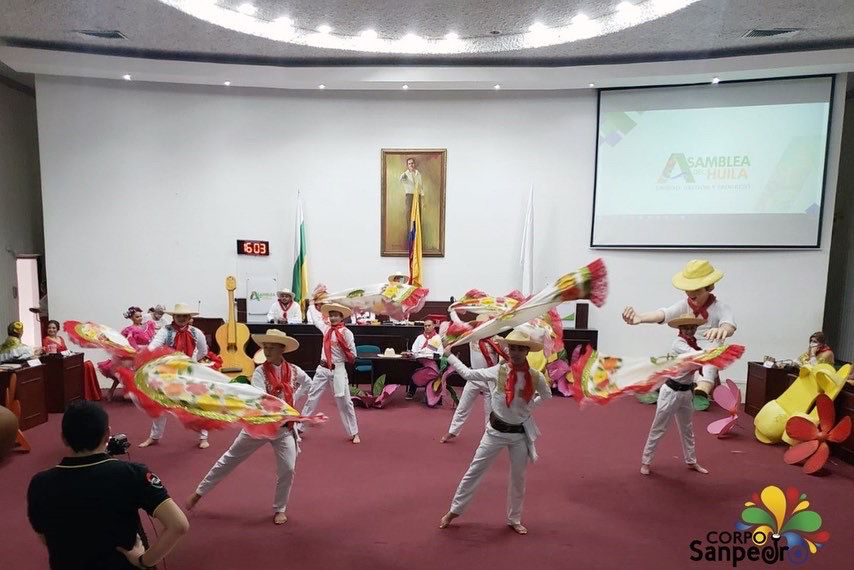 Corposanpedro contagió de sanjuanero a la Asamblea del Huila