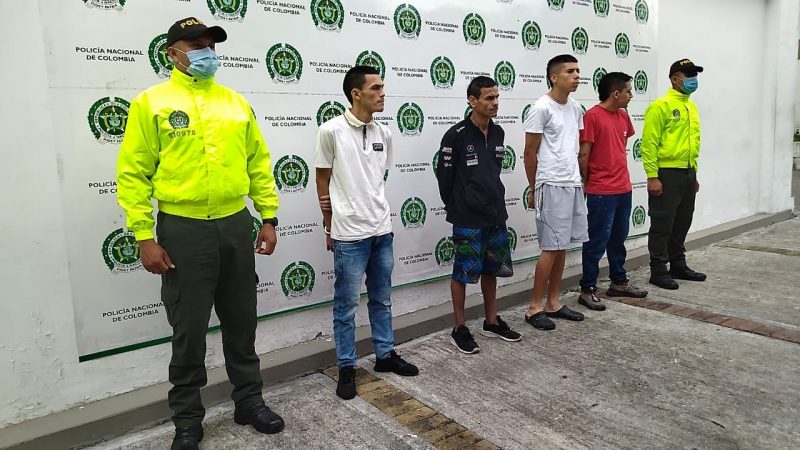 Tras las rejas el grupo delincuencial las Hienas