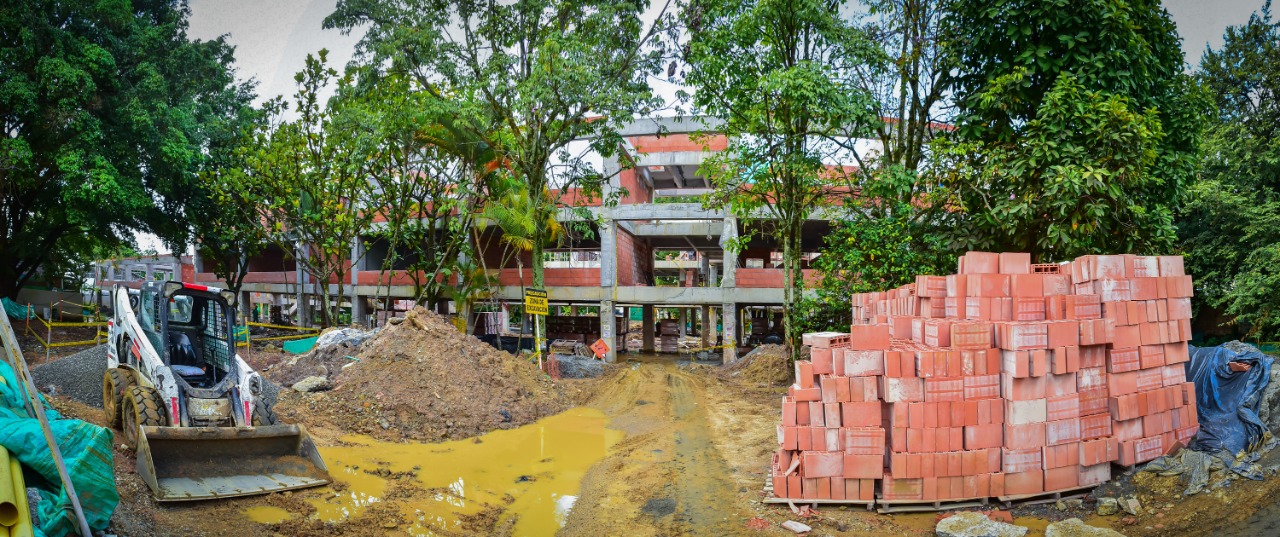Avanzan las obras del megacolegio Sagrada Familia en Ibagué