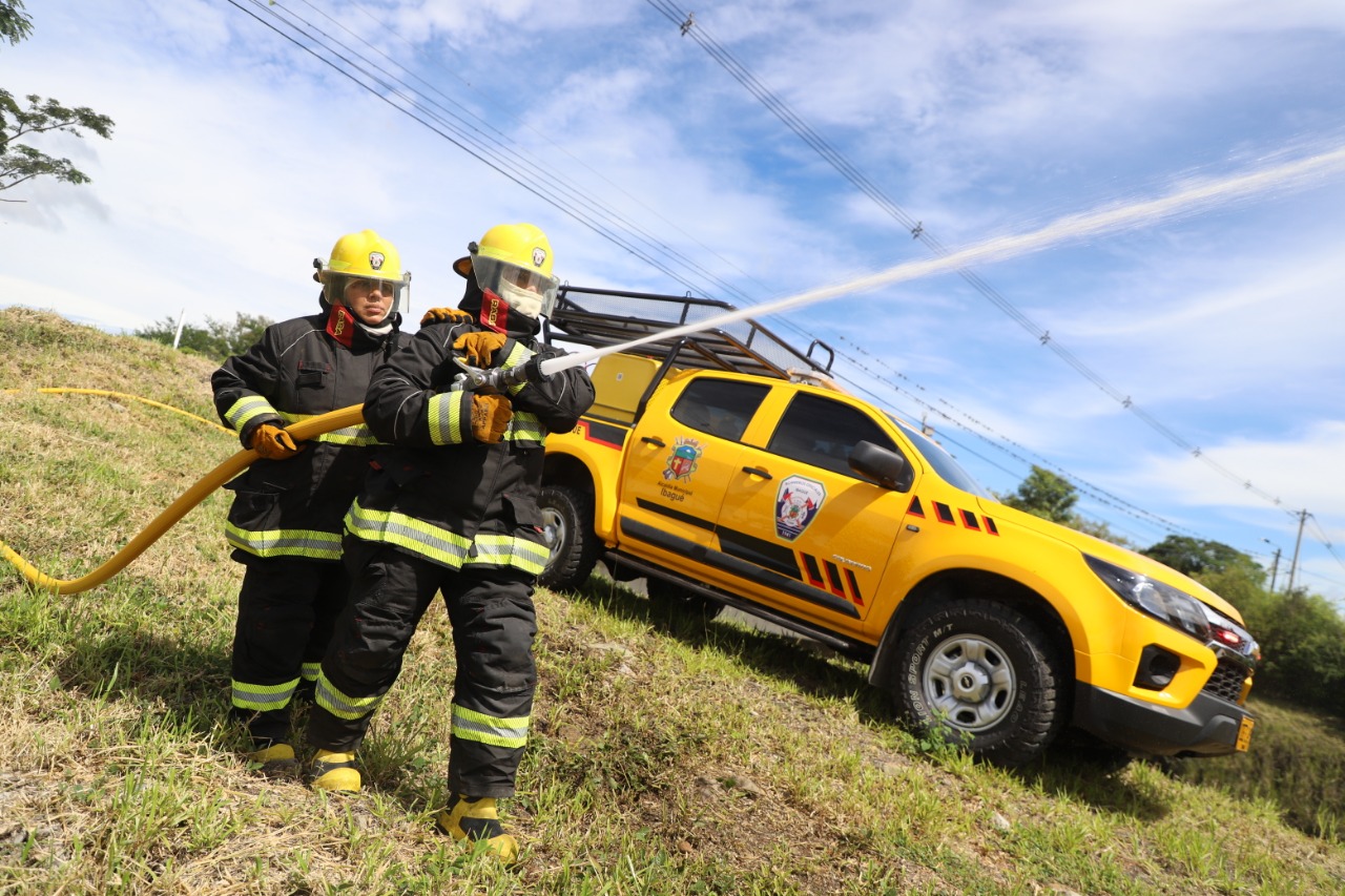 La siembra de árboles y apoyo a bomberos fueron fortalecidas en ibague