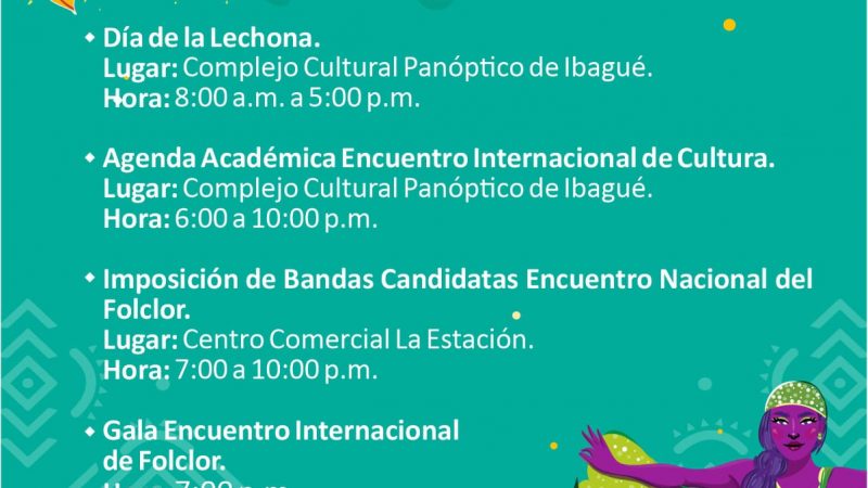 Prográmate para hoy y vive el 49° Festival Folclórico Colombiano, porque #MiCasaEstaDeFiesta