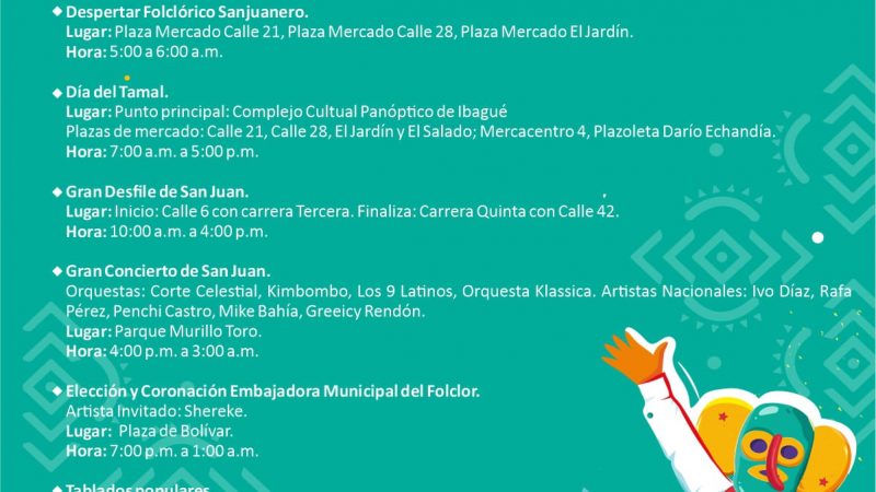 Prográmate en San Juan y vive las fiestas 🎉🥳