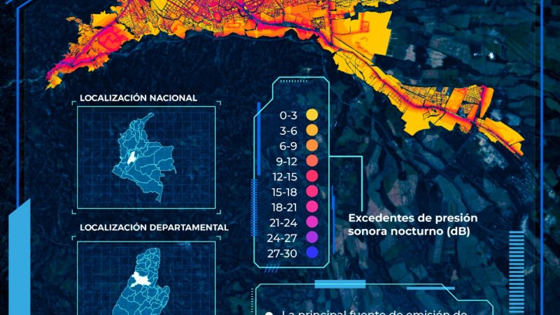 … Consulte en la web de Cortolima el mapa del ruido de Ibagué
