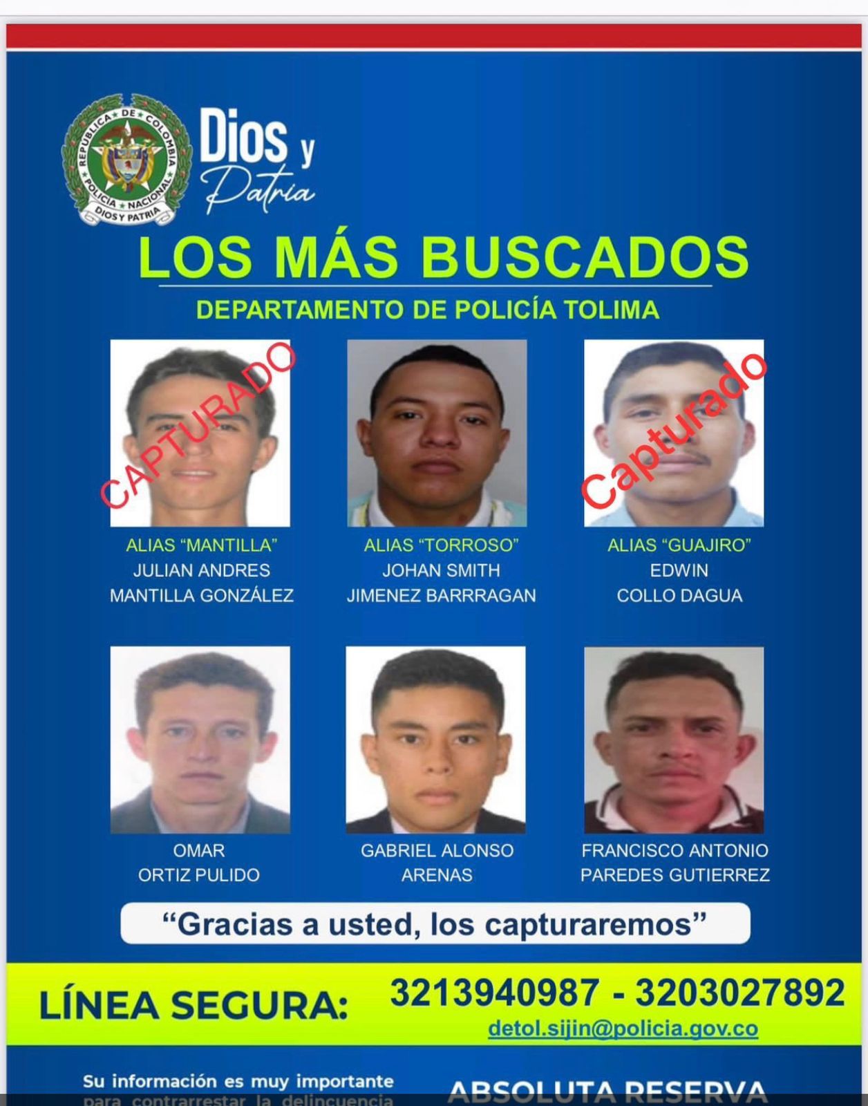 Capturado alias ‘Guajiro’, cabecilla de las disidencias