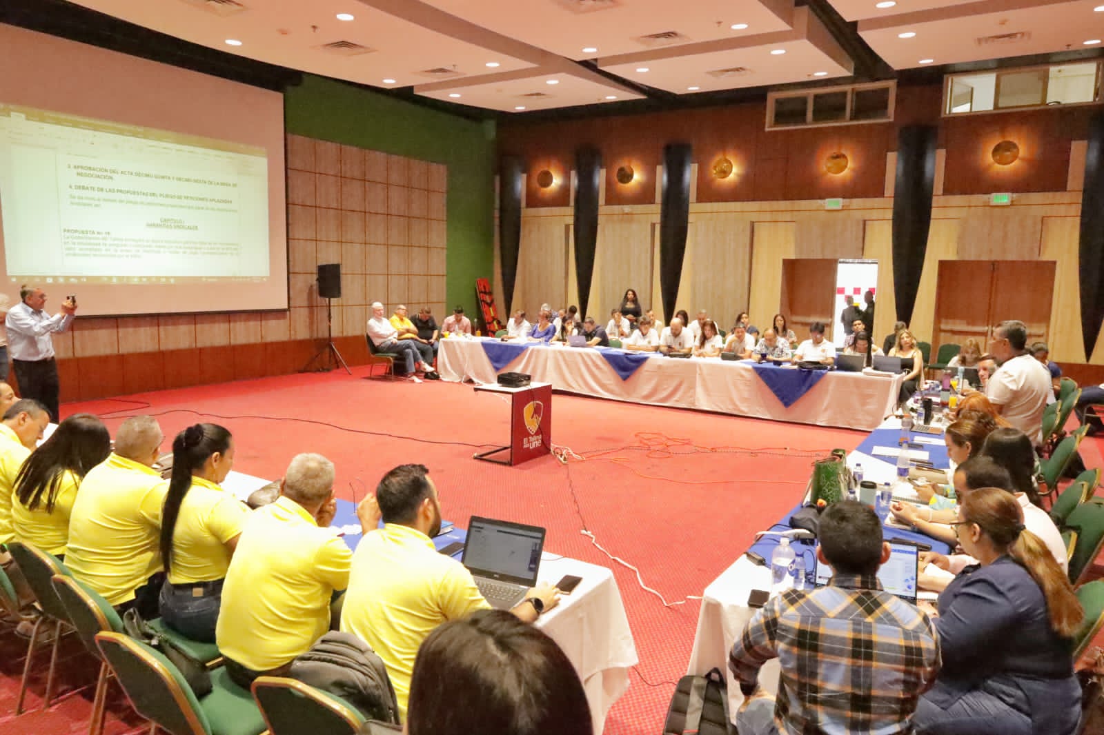 Agenda de gobierno departamental y delegados de sindicatos, en la recta final