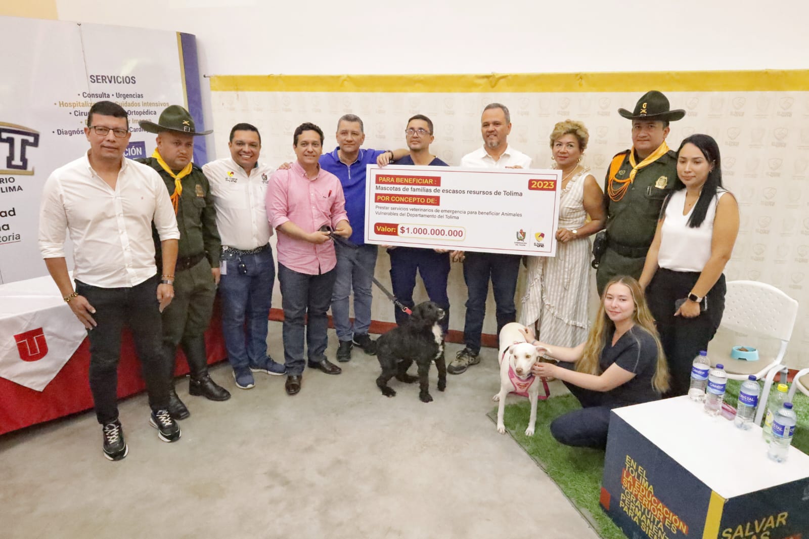 Gobernacion garantiza atención gratuita de mascotas en Hospital Veterinario de la UT