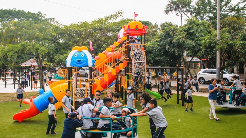 Así quedó el parque infantil en la Ciudadela Comfenalco de Ibagué