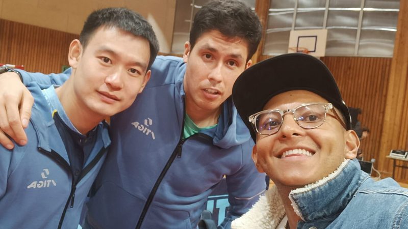 Tenimesista Cristián Laverde se prepara en Francia, rumbo a Juegos Paranacionales