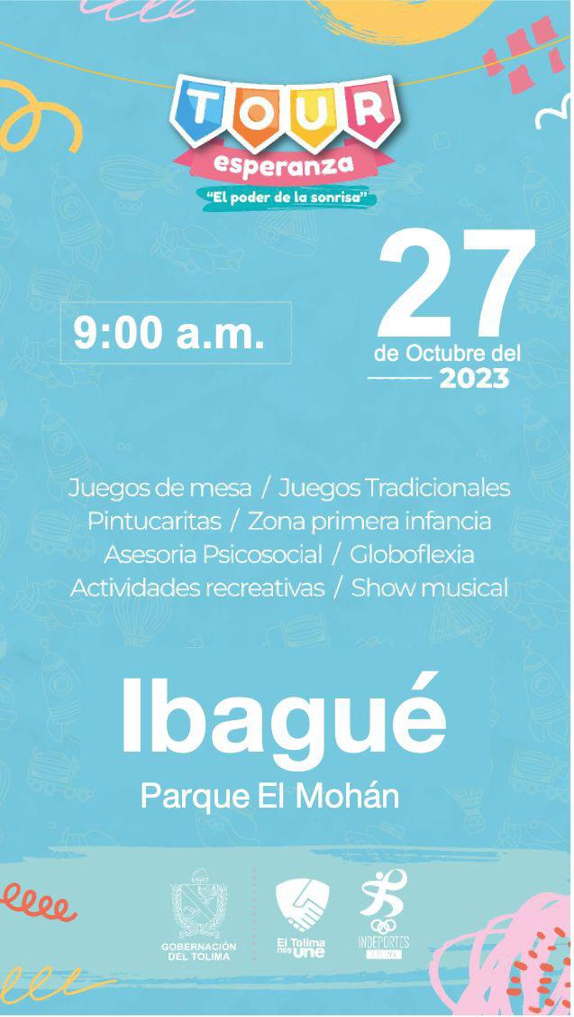 Indeportes Tolima llega con el Tour Esperanza al barrio El Claret