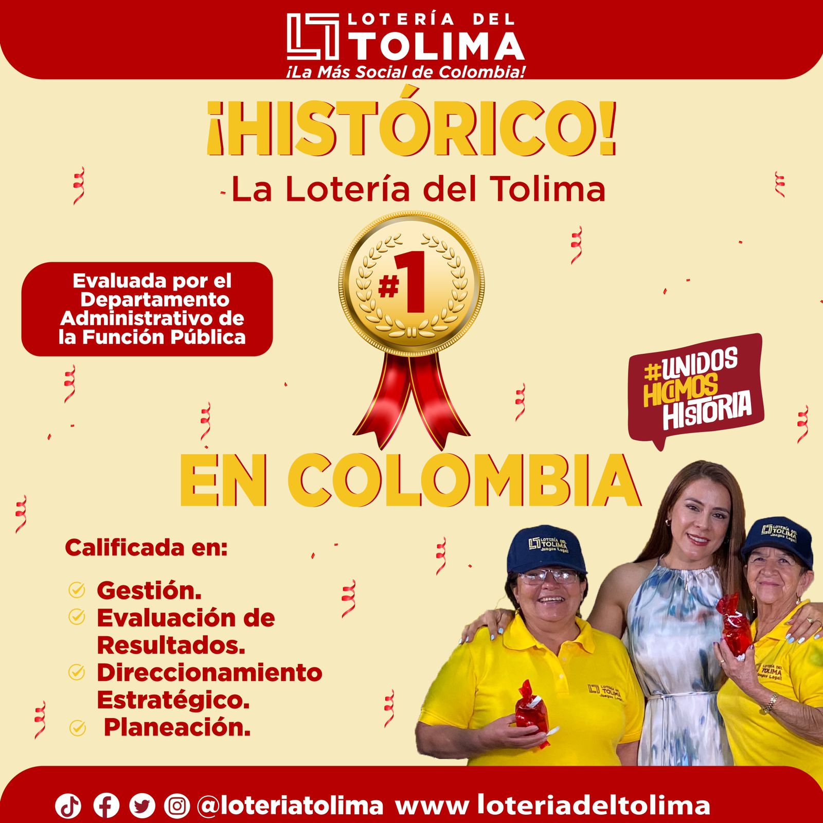 Tolima tiene la mejor lotería del país
