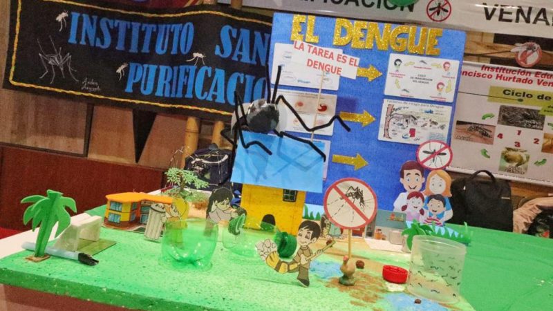 Estudiantes se sacaron 10 en su tarea contra el dengue