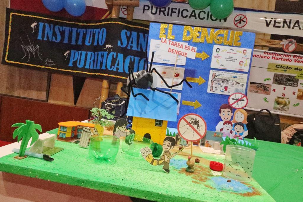 Estudiantes se sacaron 10 en su tarea contra el dengue