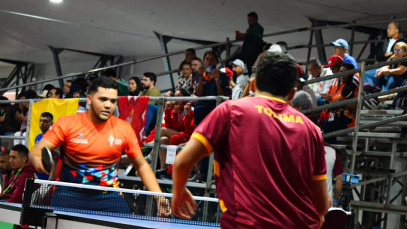 Tolima inició Tenis de Mesa y Gimnasia en Juegos Deportivos Nacionales