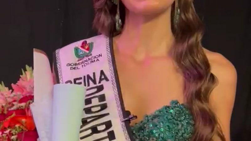 Señorita Líbano fue elegida como Reina Departamental del Turismo 2023
