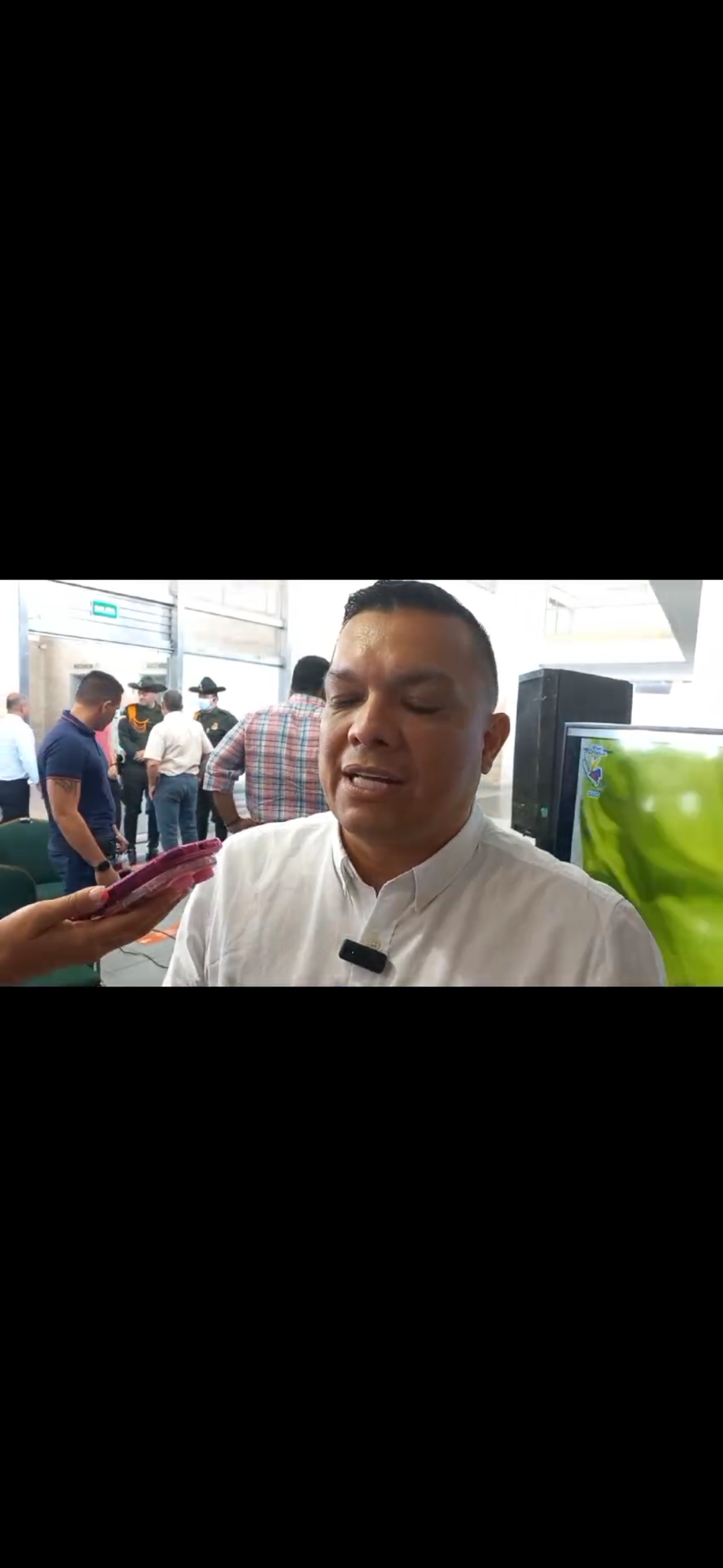 Entrevista con Javier Triana, secretario del Interior del Tolima. Habla de temas de seguridad en las elecciones regionales