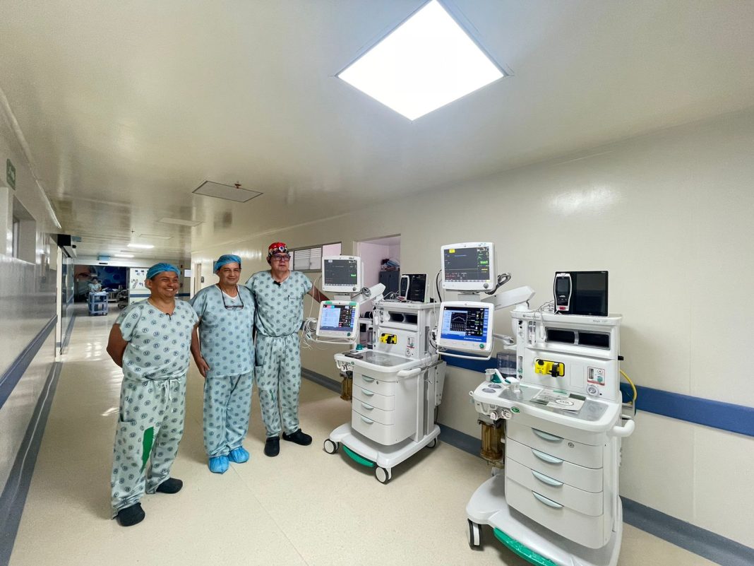 Hospital Universitario de Neiva puso en servicio 2 estaciones de anestesiología