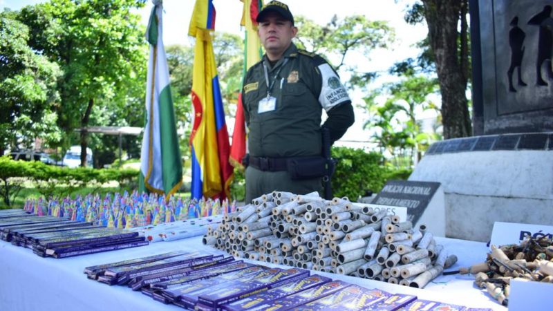 29 kilos de pólvora fueron incautados en la noche de las velitas