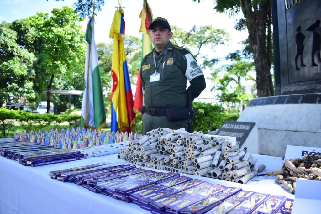 29 kilos de pólvora fueron incautados en la noche de las velitas