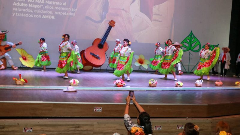 Numerosa participación en el Festival Folclórico del Adulto Mayor