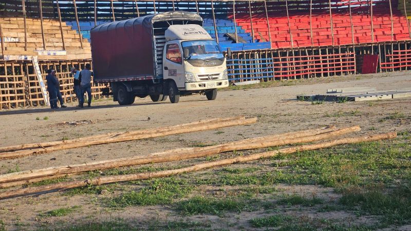 Cortolima evidenció madera podrida en construcción de corralejas de Guamo