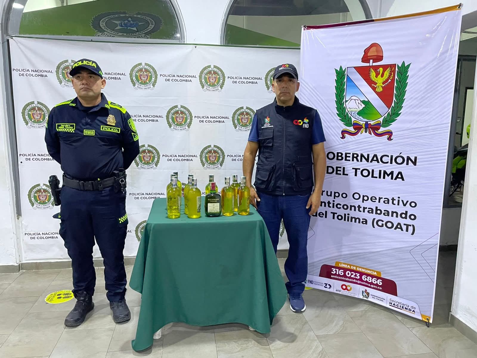El Grupo Operativo Anticontrabando protege las finanzas públicas y salvaguarda la salud de los tolimenses