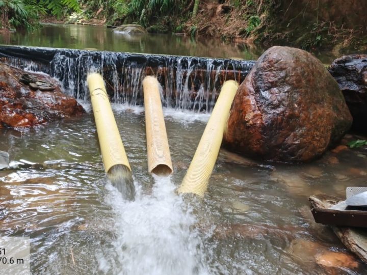 Cortolima y Policía Nacional frenaron explotación ilícita de oro en la quebrada La Honda en Líbano