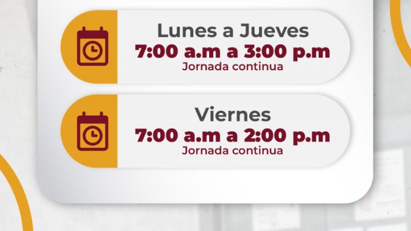 Conozca los horarios en el Centro de Atención al Contribuyente
