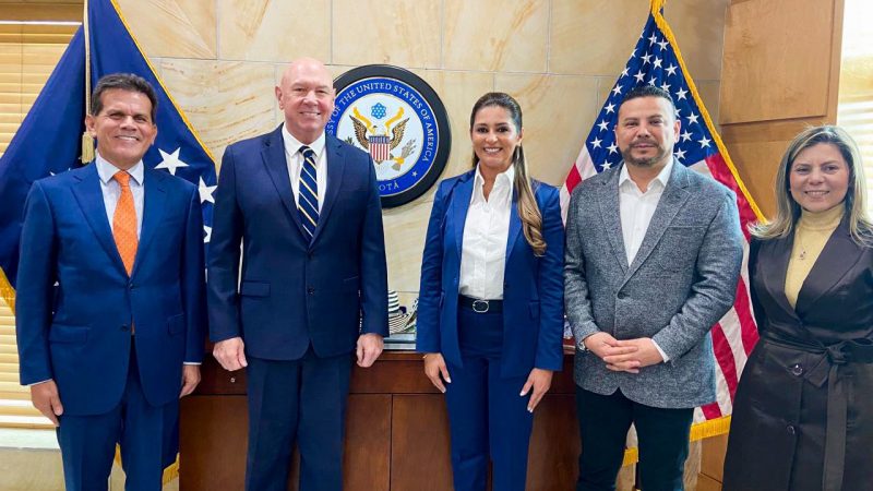 Gobernadora del Tolima impulsa cooperación con EE. UU. para implementar seguridad de última tecnología