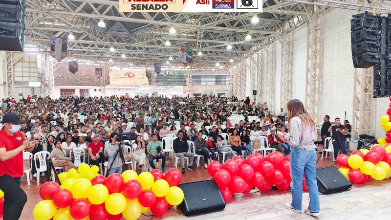 Masivo y contundente respaldo recibió María Lucía Villalba, en Pitalito