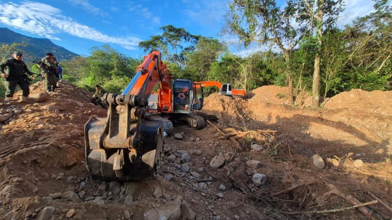 ¡Atención! Autoridades del Tolima intensifican las acciones contra la minería ilegal en el municipio de Ataco