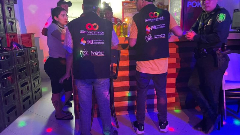 Maratónica jornada del GOAT en 5 municipios del Tolima deja 380 productos aprehendidos y 3 establecimientos cerrados