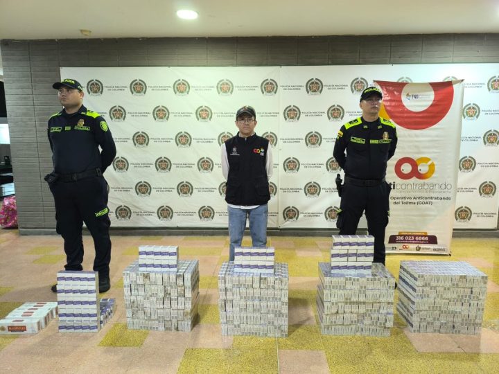 Golpe al contrabando en Ibagué: más de 2.200 cajetillas ilegales quedaron fuera del mercado
