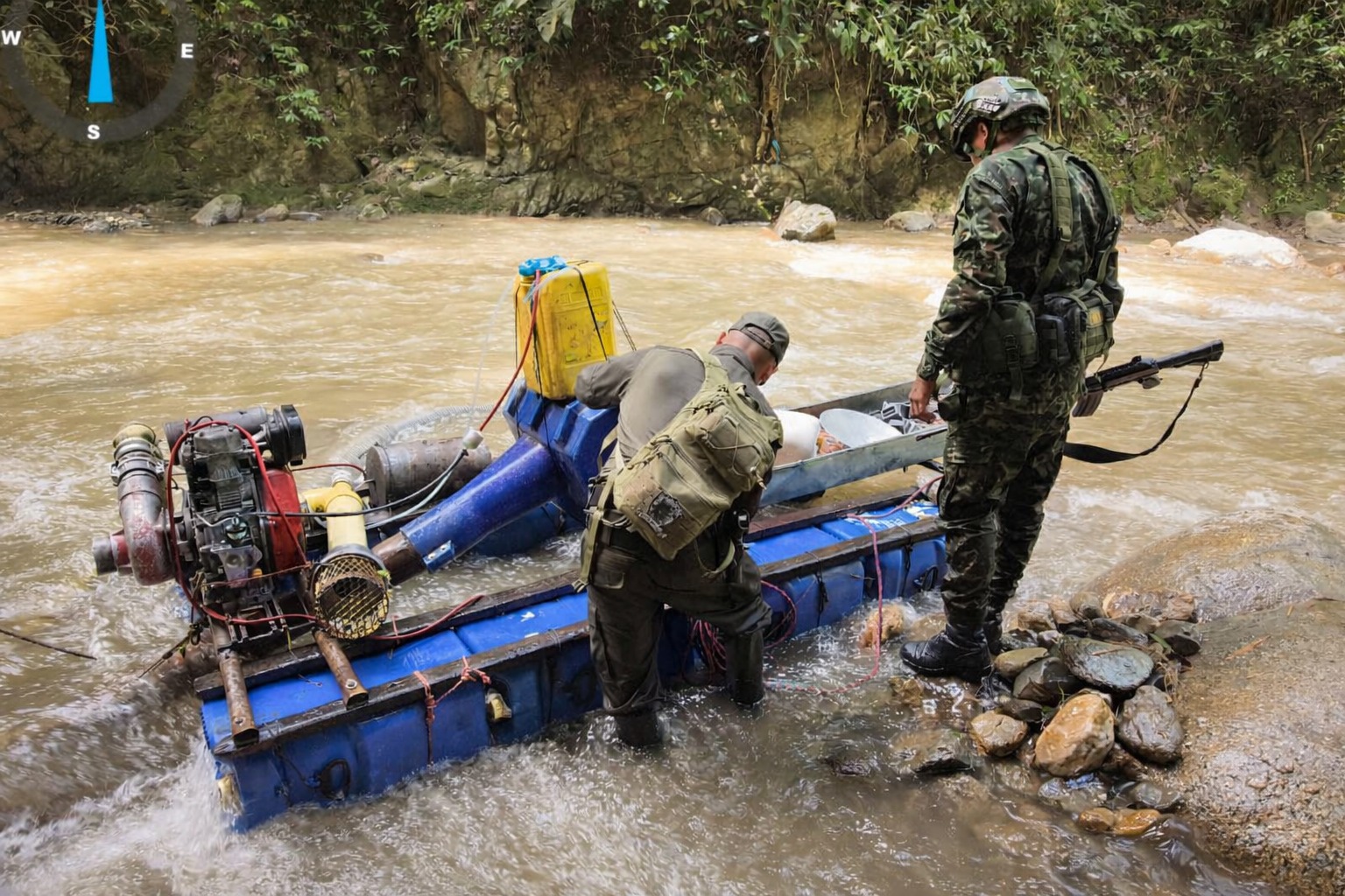Así fue detenido el daño ambiental por minería ilegal en Santa Isabel: una acción conjunta de Cortolima y Fuera Pública