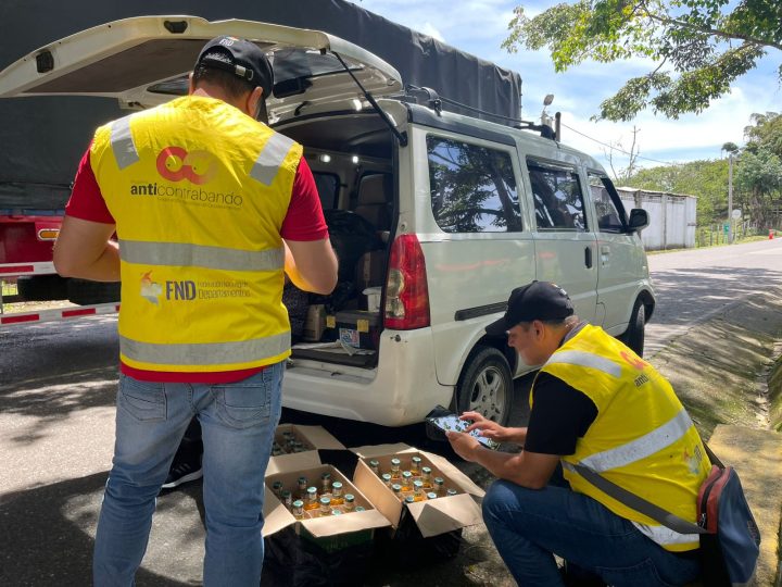 Golpe al contrabando en el Tolima: incautan licor y cerveza ilegal en corredores estratégicos del departamento